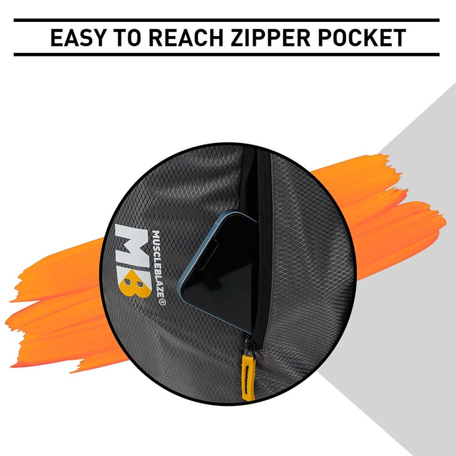 MuscleBlaze BackPack Gym Bag Grey