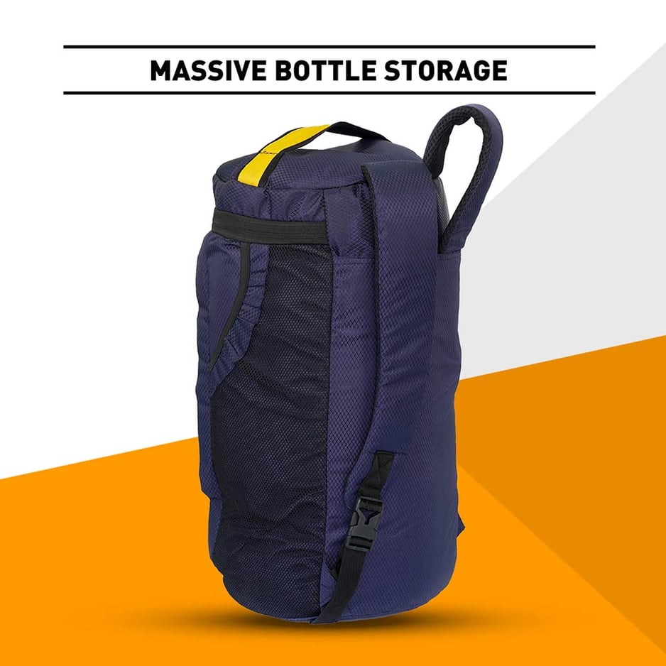 MuscleBlaze Hybrid Gym Bag (UNLEASH THE ZIDD) Blue