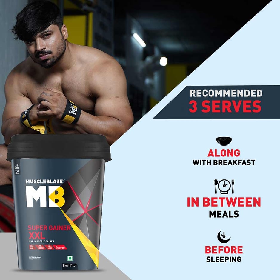 MuscleBlaze Super Gainer XXL Weight Gainer Banana