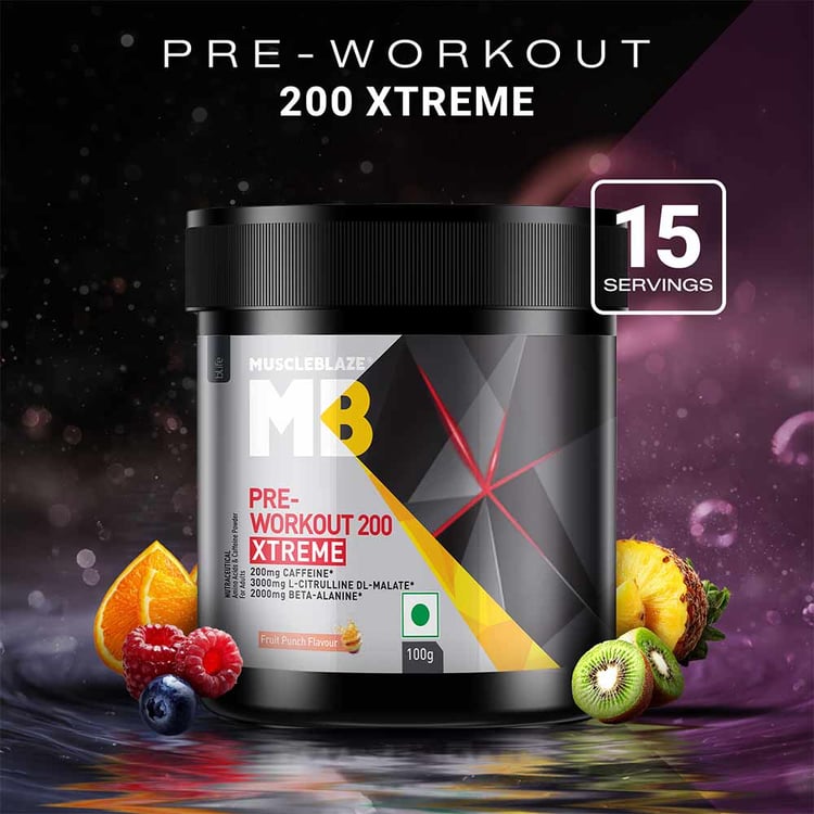 MuscleBlaze PRE Workout 200 Xtreme