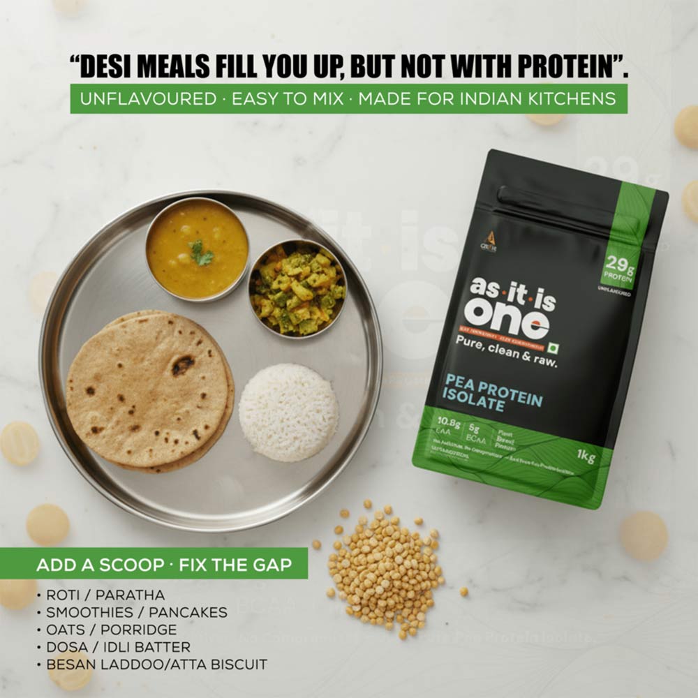 AS-IT-IS Nutrition One Pea Protein Isolate, 1 kg (2.2 lb)