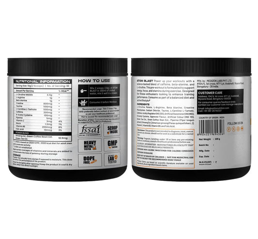 ATOM BLAST Advanced Pre- Workout