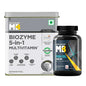 Biozyme 5 in 1 Multivitamin 90 Tabs & Fish Oil 30 Caps Combo