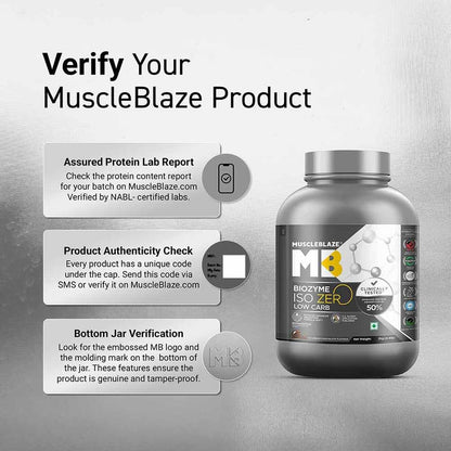 MuscleBlaze Biozyme Iso-Zero