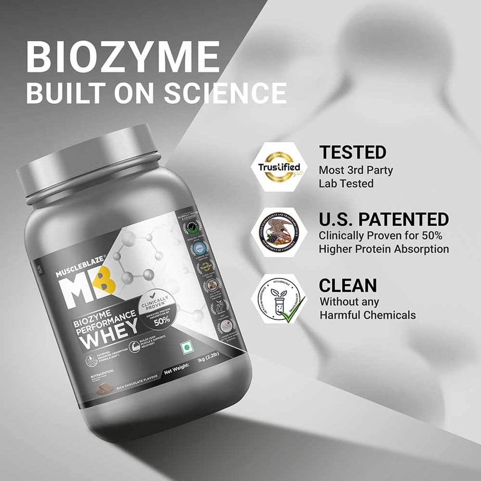 MuscleBlaze Biozyme Performance Whey