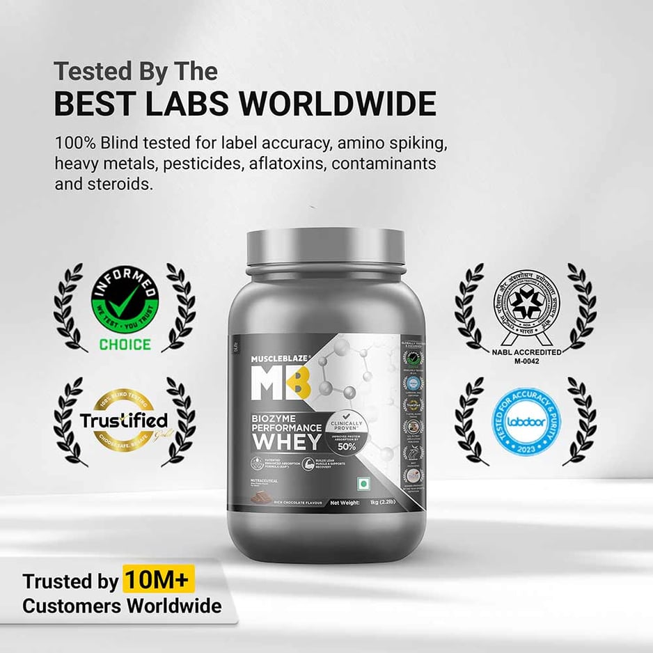 MuscleBlaze Biozyme Performance Whey