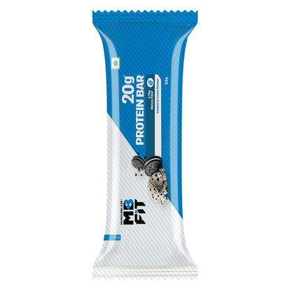 MuscleBlaze Protein Bar (20 gm Protein) Cookies & Cream