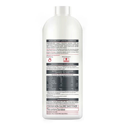 MuscleBlaze Liquid L-Carnitine 1100mg Key Lime