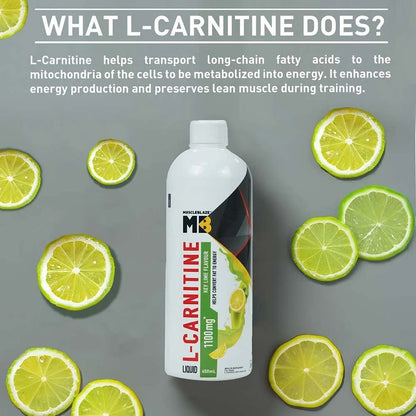 MuscleBlaze Liquid L-Carnitine 1100mg Key Lime