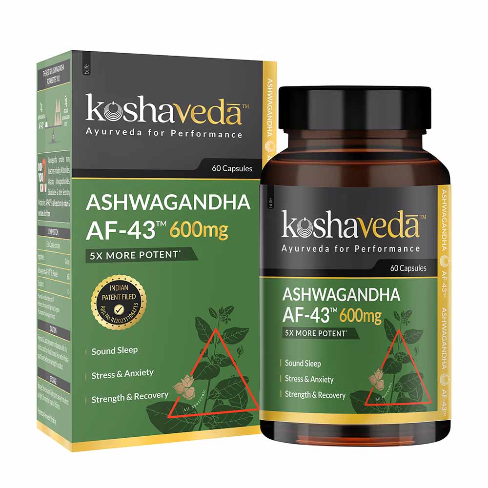 Koshaveda Ashwagandha AF-43 600mg 60 capsules