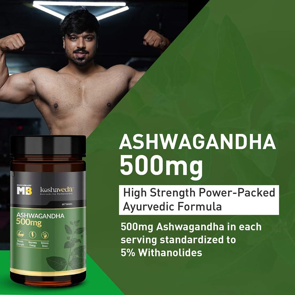 Koshaveda Ayurveda for Performance - Ashwagandha 500mg 60 tablet(s)