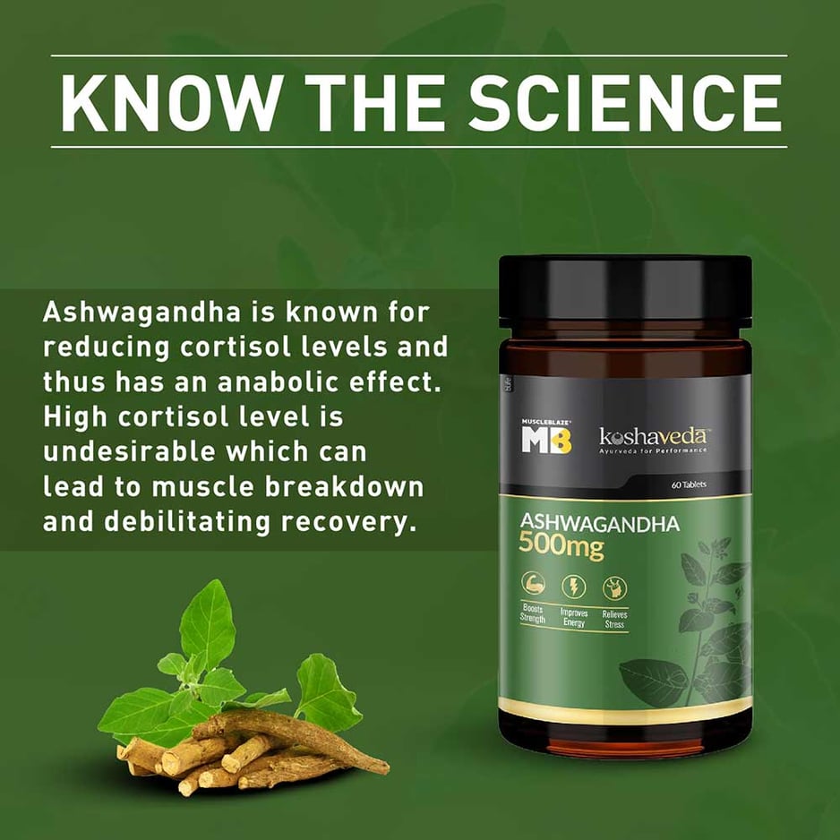 Koshaveda Ayurveda for Performance - Ashwagandha 500mg 60 tablet(s)