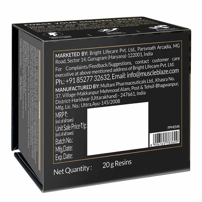 Koshaveda Shilajit Ashwa Gold WSG-77 by MuscleBlaze 20g