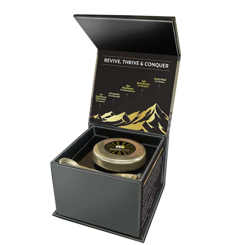 Koshaveda Shilajit Ashwa Gold WSG-77 by MuscleBlaze 20g