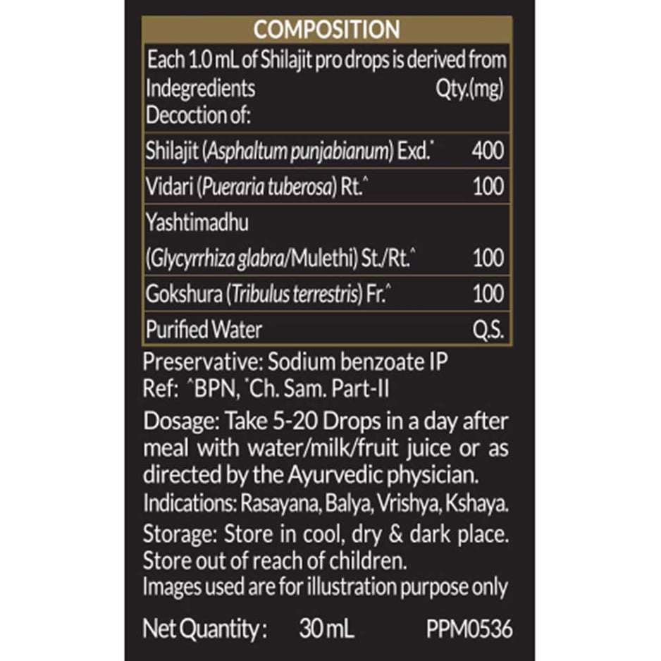 Koshaveda Shilajit Pro Drops by MuscleBlaze 30ml