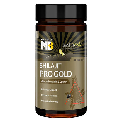 Koshaveda Shilajit Pro Gold by MuscleBlaze 60 tablet(s)
