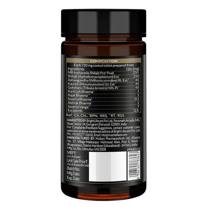 Koshaveda Shilajit Pro Gold by MuscleBlaze 60 tablet(s)