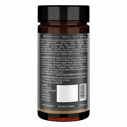 Koshaveda Tribulus 500mg by MuscleBlaze 60 tablet(s)