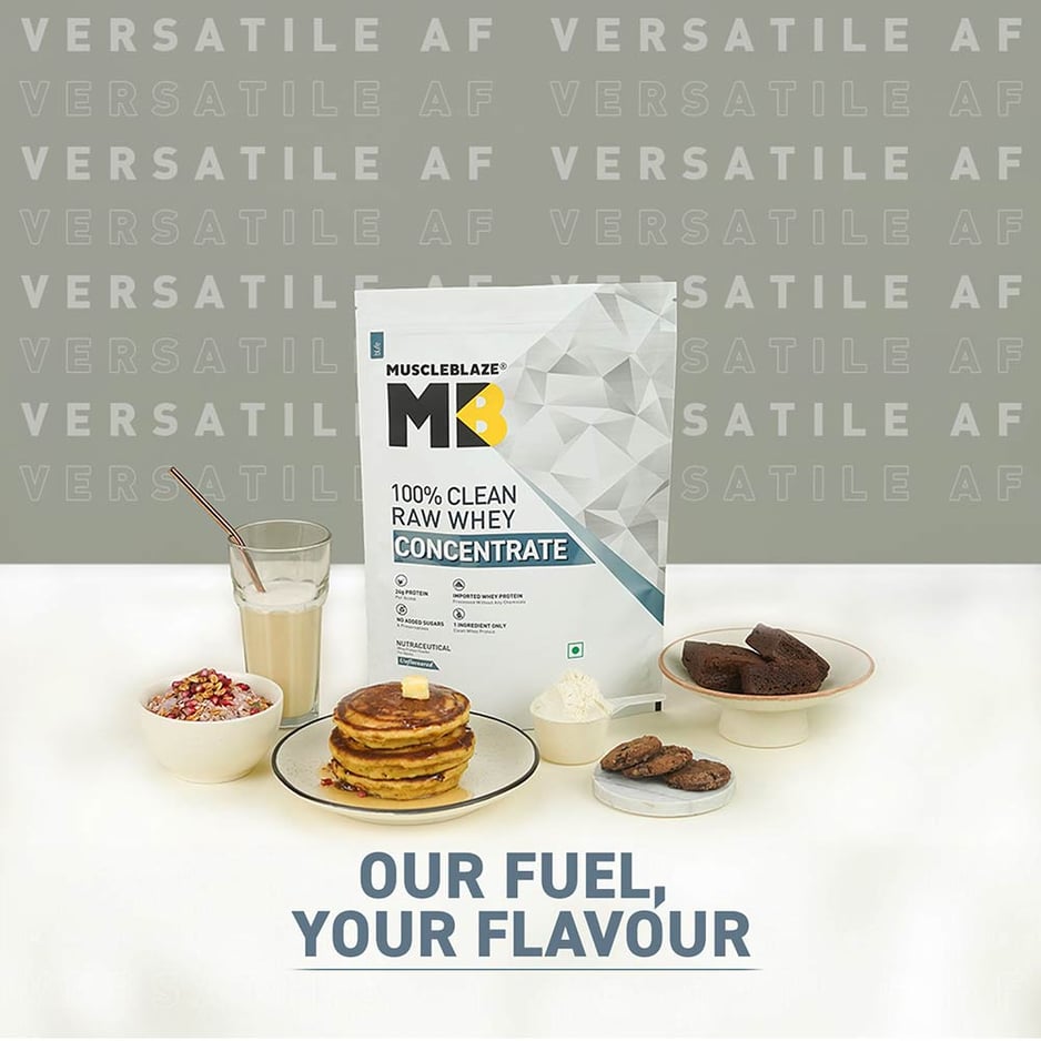 MuscleBlaze 100% Clean Raw Whey Protein Concentrate