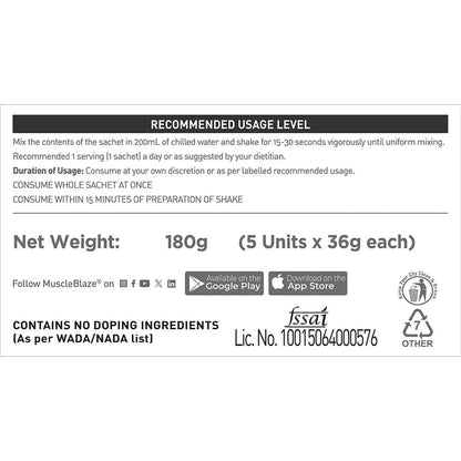 MuscleBlaze Biozyme Performance Whey