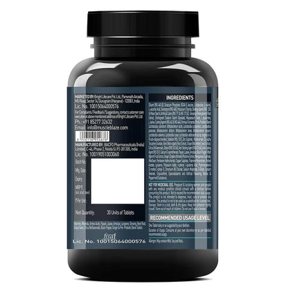 MuscleBlaze Creatine Monohydrate CreAMP 0.55 lb & Fish Oil & MB-VITE 30 Tabs Combo