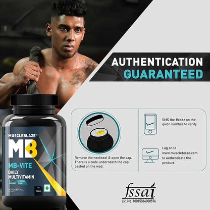 MuscleBlaze Fish Oil 1000mg & MB-Vite Multivitamin Combo 60 tablet(s)