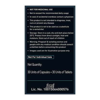 MuscleBlaze Fish Oil 1000mg & MB-Vite Multivitamin Combo 30 tablet(s)