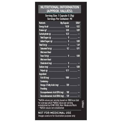 MuscleBlaze Fish Oil (1000 mg) 90 capsules - Pack of 2