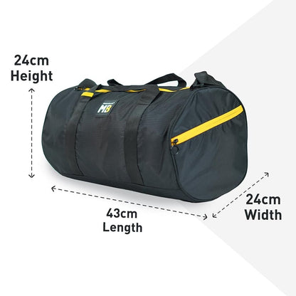 MuscleBlaze Gym Duffle Bag Black 30L