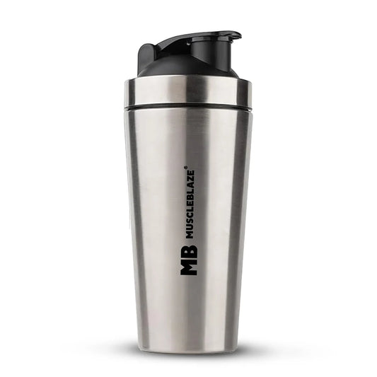 MuscleBlaze Gym Steel Shaker
