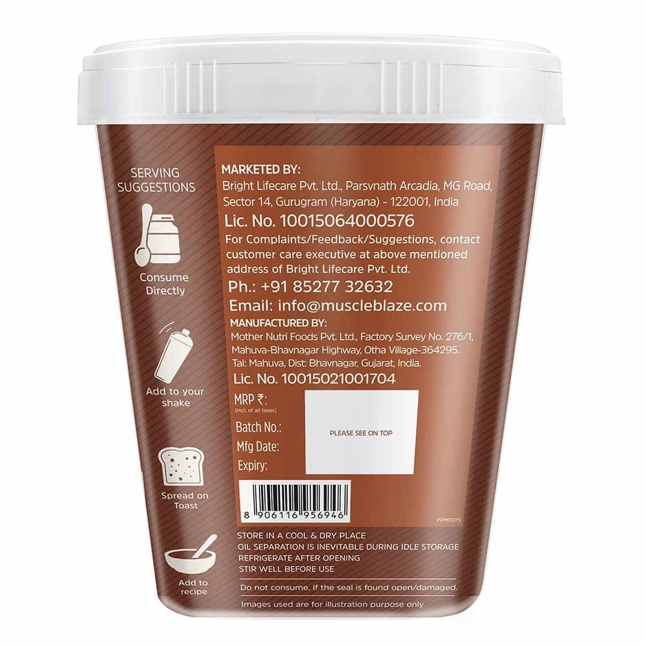 MuscleBlaze High Protein Oats 2 kg & Peanut Butter 1 kg Combo