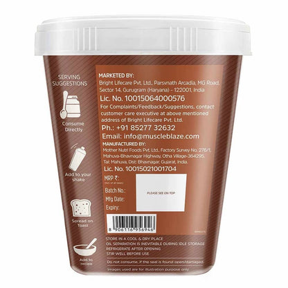 MuscleBlaze High Protein Oats 2 kg & Peanut Butter 1 kg Combo