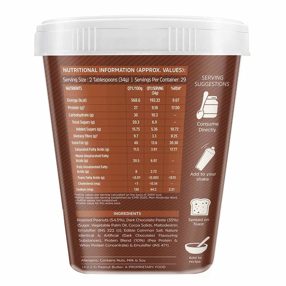 MuscleBlaze High Protein Oats 2 kg & Peanut Butter 1 kg Combo