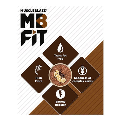 MuscleBlaze High Protein Oats Dark Chocolate