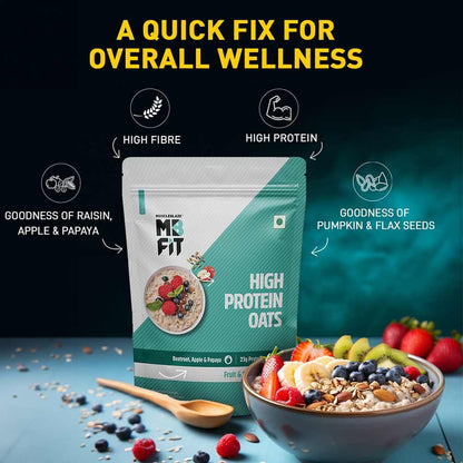 MuscleBlaze High Protein Oats Fruit & Super Seeds
