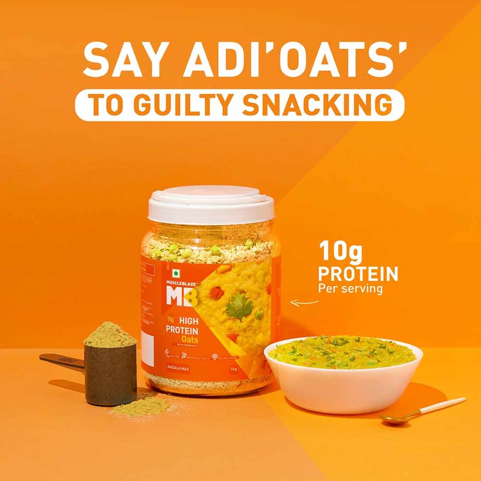 MuscleBlaze High Protein Oats