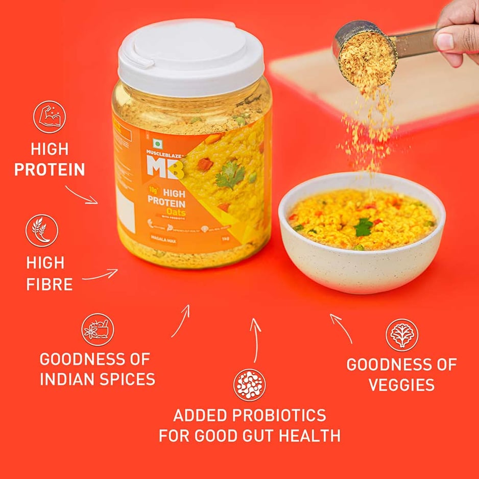 MuscleBlaze High Protein Oats