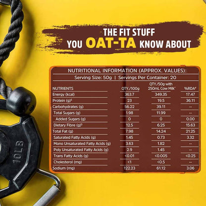 MuscleBlaze High Protein Oats Unflavoured