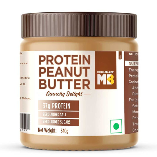 MuscleBlaze High Protein Peanut Butter Crunchy