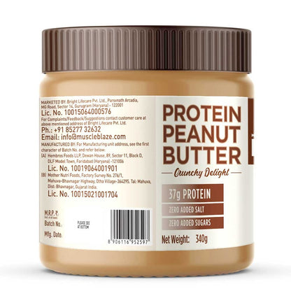 MuscleBlaze High Protein Peanut Butter Crunchy