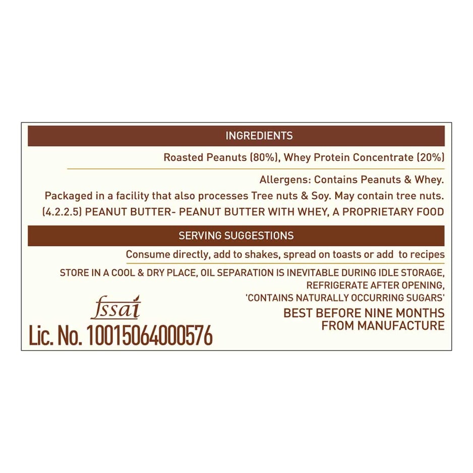 MuscleBlaze High Protein Peanut Butter Crunchy