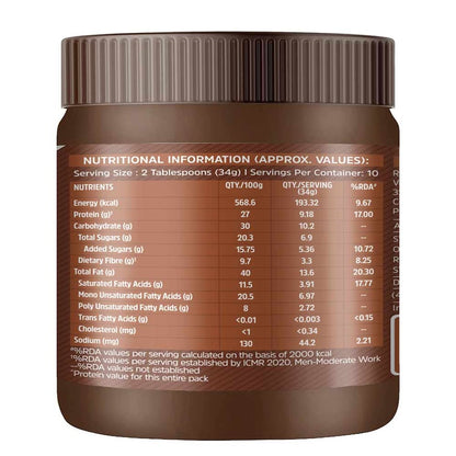 MuscleBlaze High Protein Peanut Butter (Dark Chocolate Creamy)