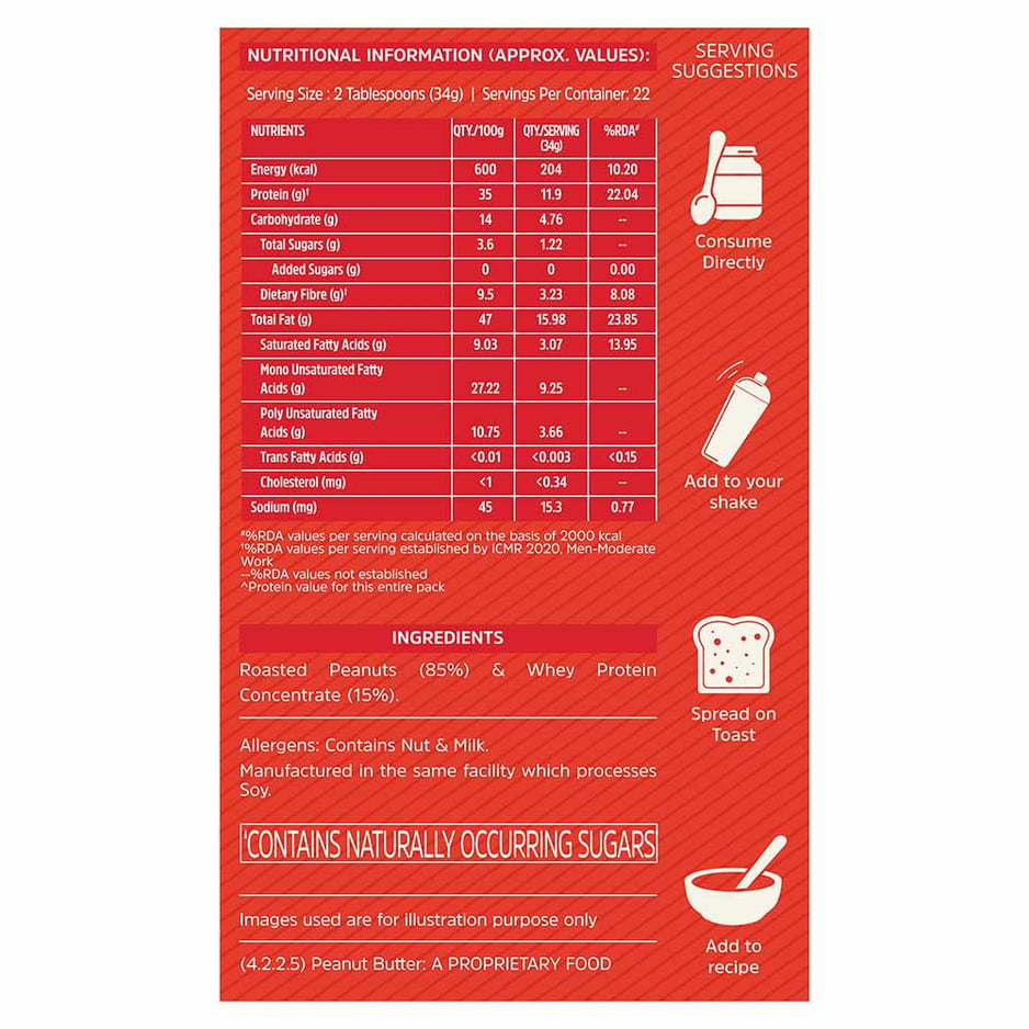 MuscleBlaze High Protein Peanut Butter