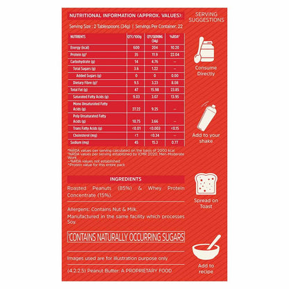 MuscleBlaze High Protein Peanut Butter