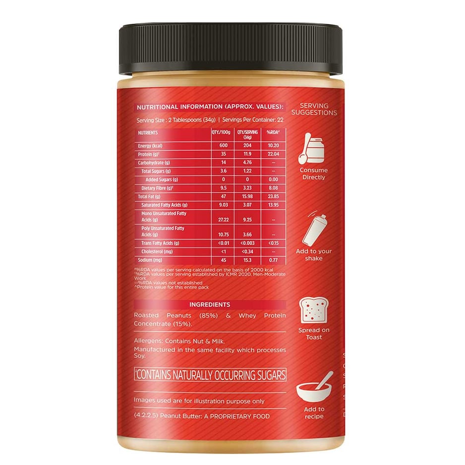 MuscleBlaze High Protein Peanut Butter