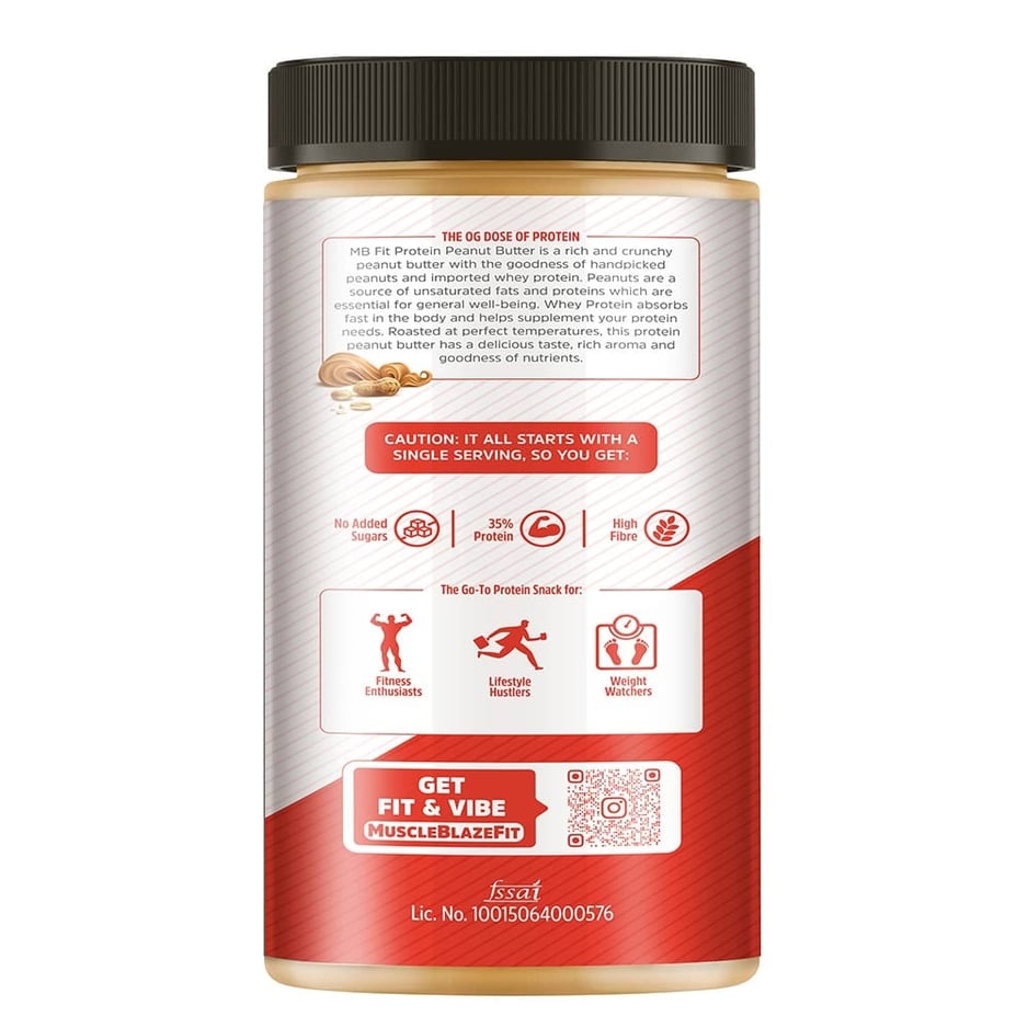 MuscleBlaze High Protein Peanut Butter