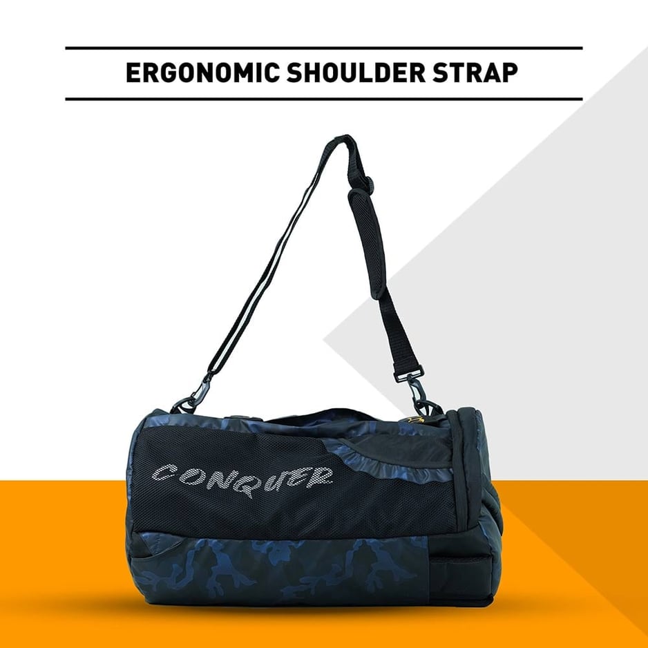 MuscleBlaze Hybrid Gym Bag Camo