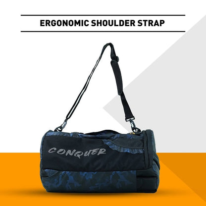 MuscleBlaze Hybrid Gym Bag Camo