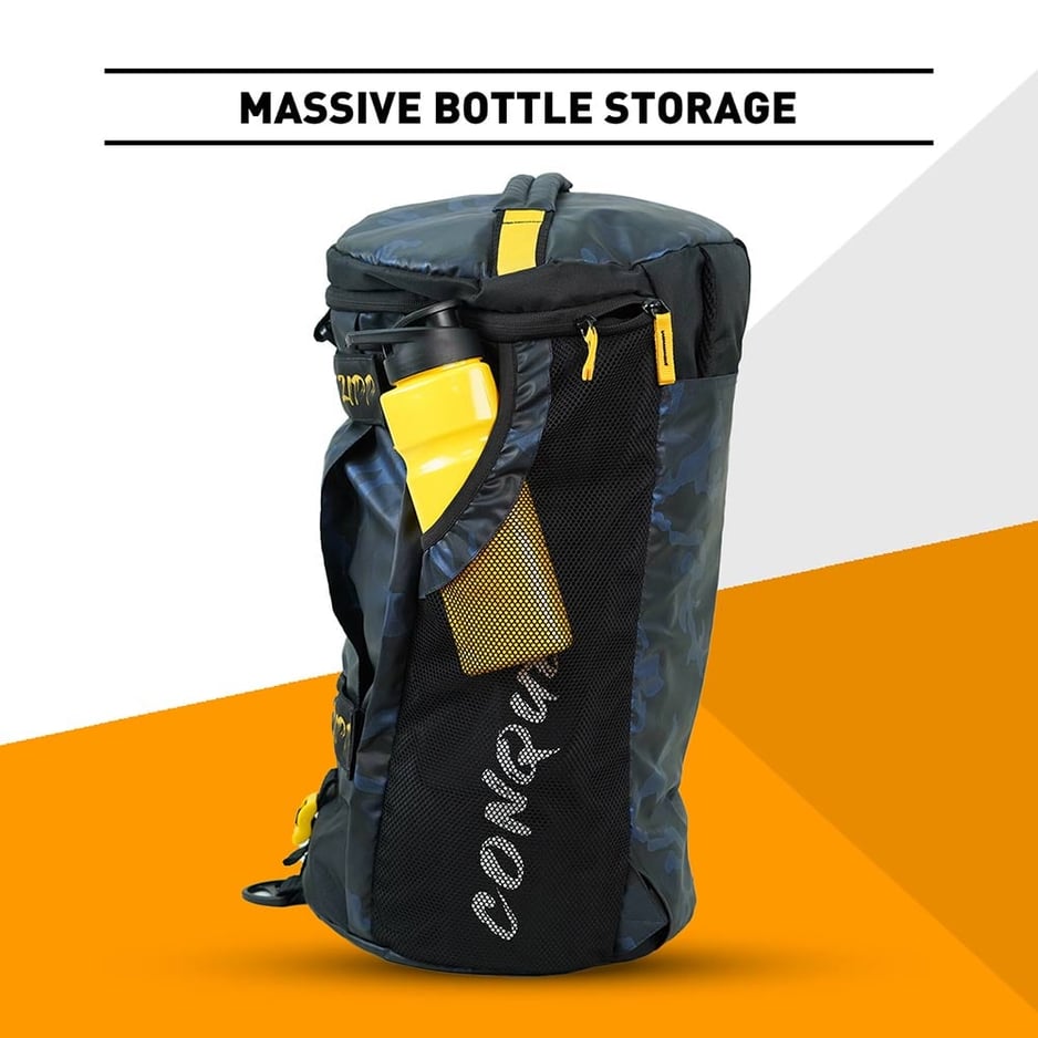MuscleBlaze Hybrid Gym Bag Camo