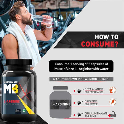 MuscleBlaze L-Arginine 90 capsules